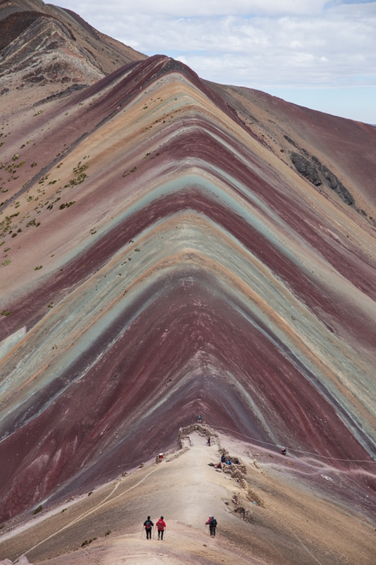Regenbogen Berge in Peru