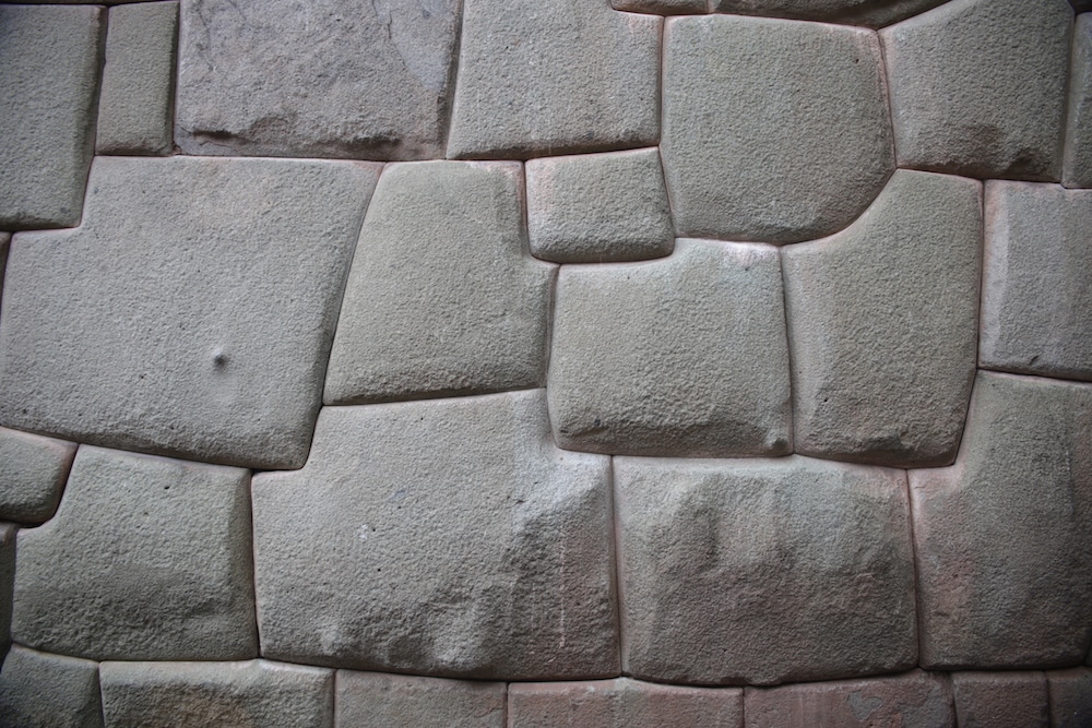 Steinmauer in Cusco