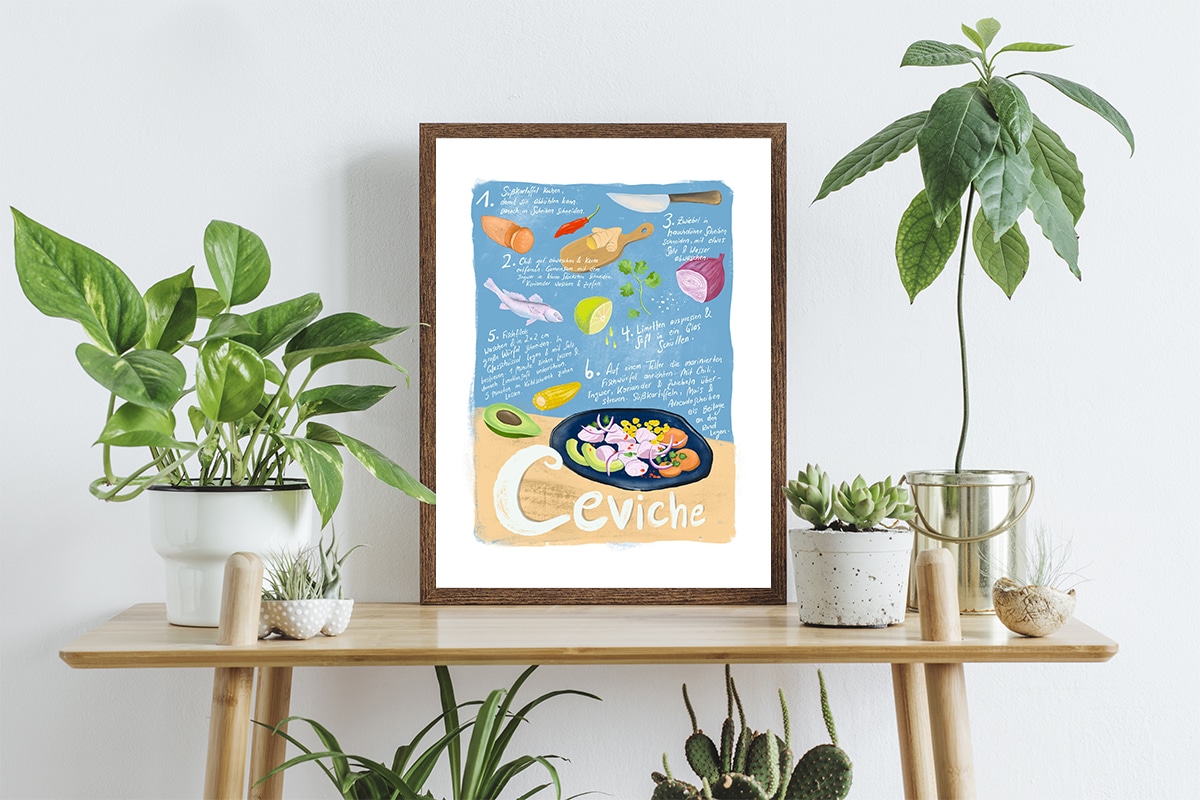 Ceviche Rezept Poster