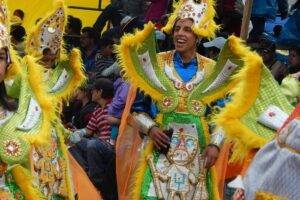 Karneval in Cajamarca, Peru