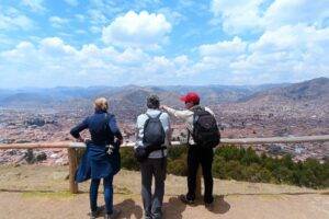 Ausblick auf Cusco, eine Sehenswürdigkeit für sich