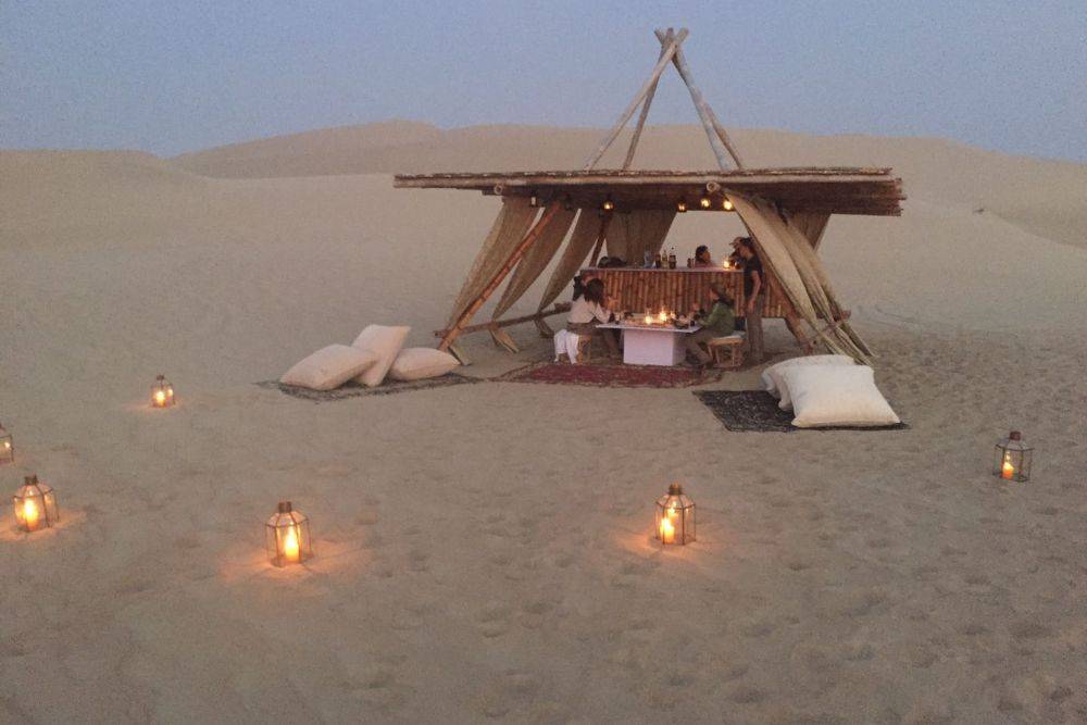 Camping in Perus Wüste